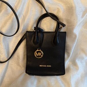 Michael Kors Black Leather Women's Bag
